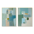 The Alys & Caliza Pair by Lindsay Von by Lindsay Von — curated Urban Garden print for King Interiors