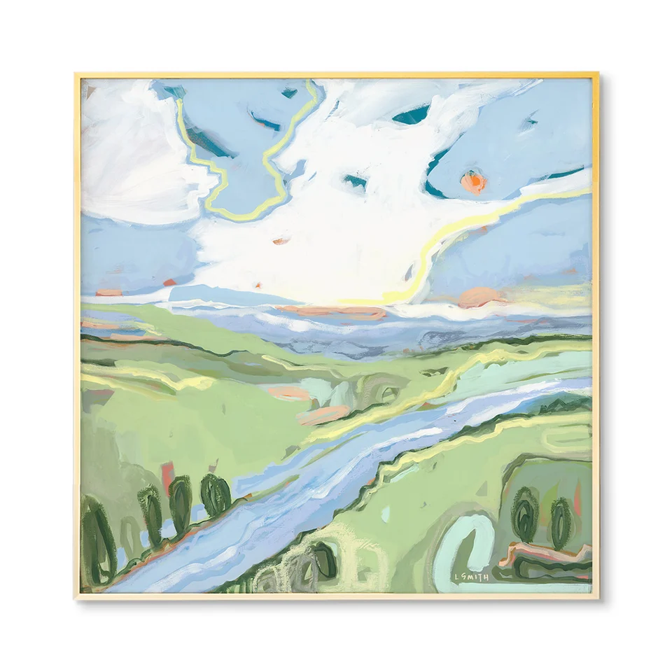 Out in Left Field by Lauren Smith by Lauren Smith — curated Urban Garden print for King Interiors