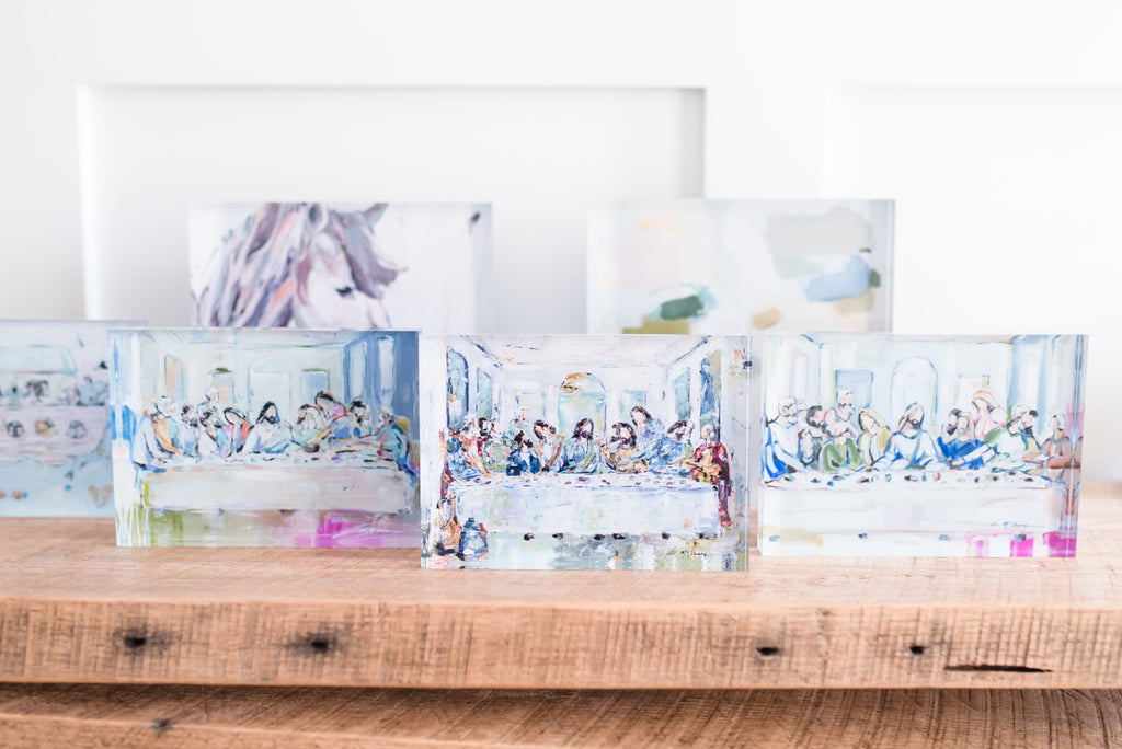 Legacy Meal I Last Supper Acrylic Tabletop Art