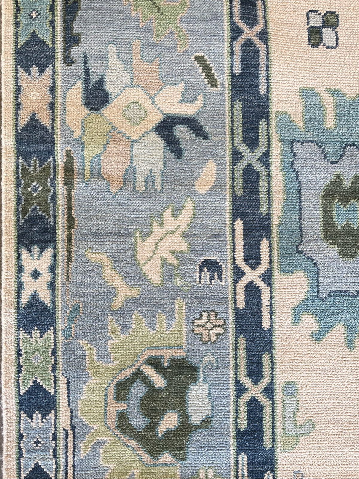 Brunswick modern Oushak rug by Milagro Collective