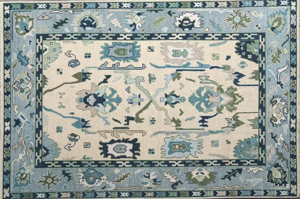Brunswick modern Oushak rug by Milagro Collective