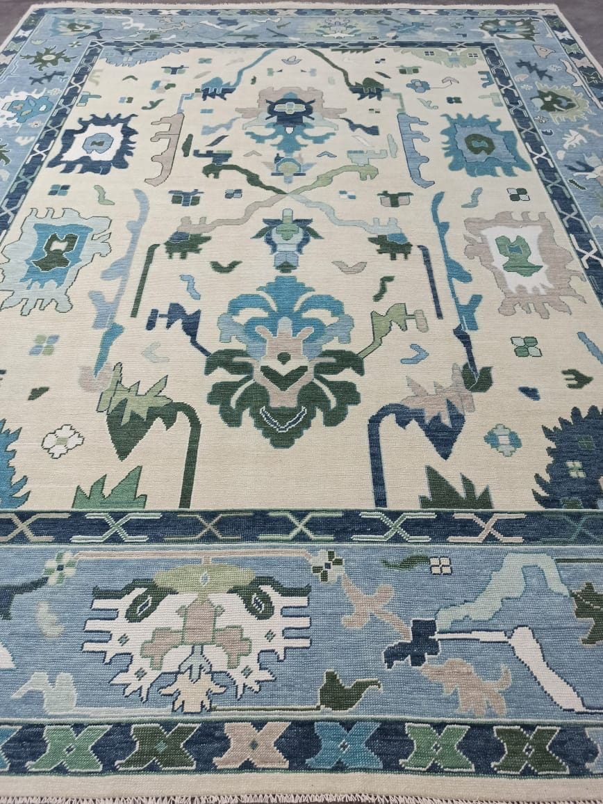 Brunswick modern Oushak rug by Milagro Collective