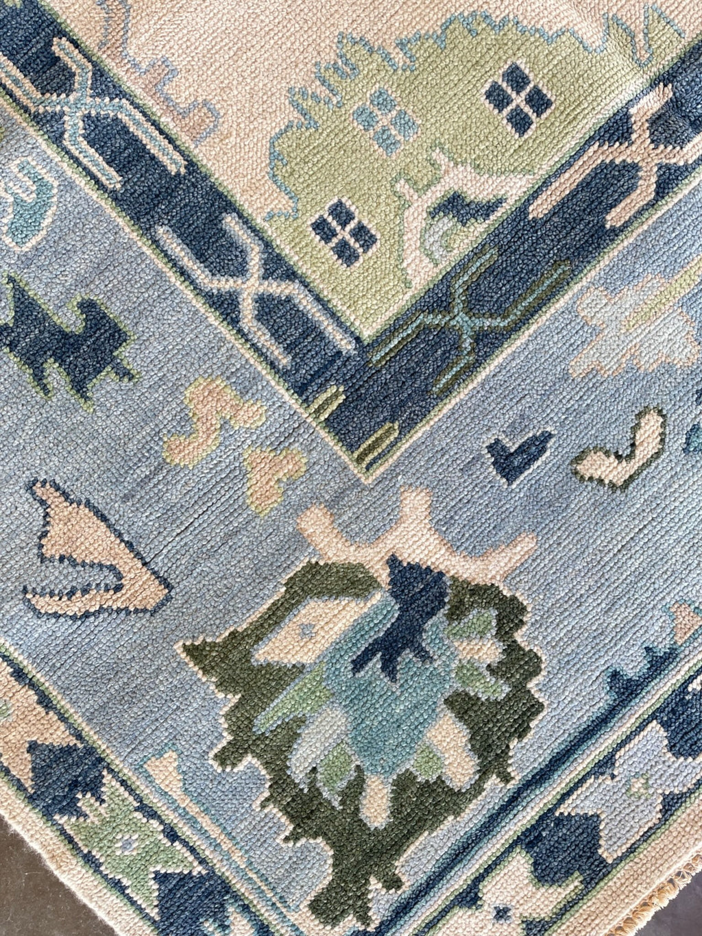 Brunswick modern Oushak rug by Milagro Collective