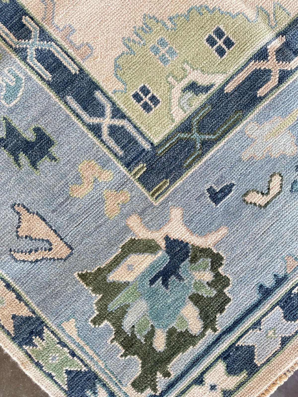 Brunswick modern Oushak rug by Milagro Collective
