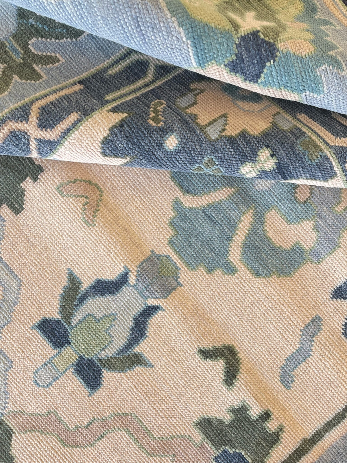 Brunswick modern Oushak rug by Milagro Collective