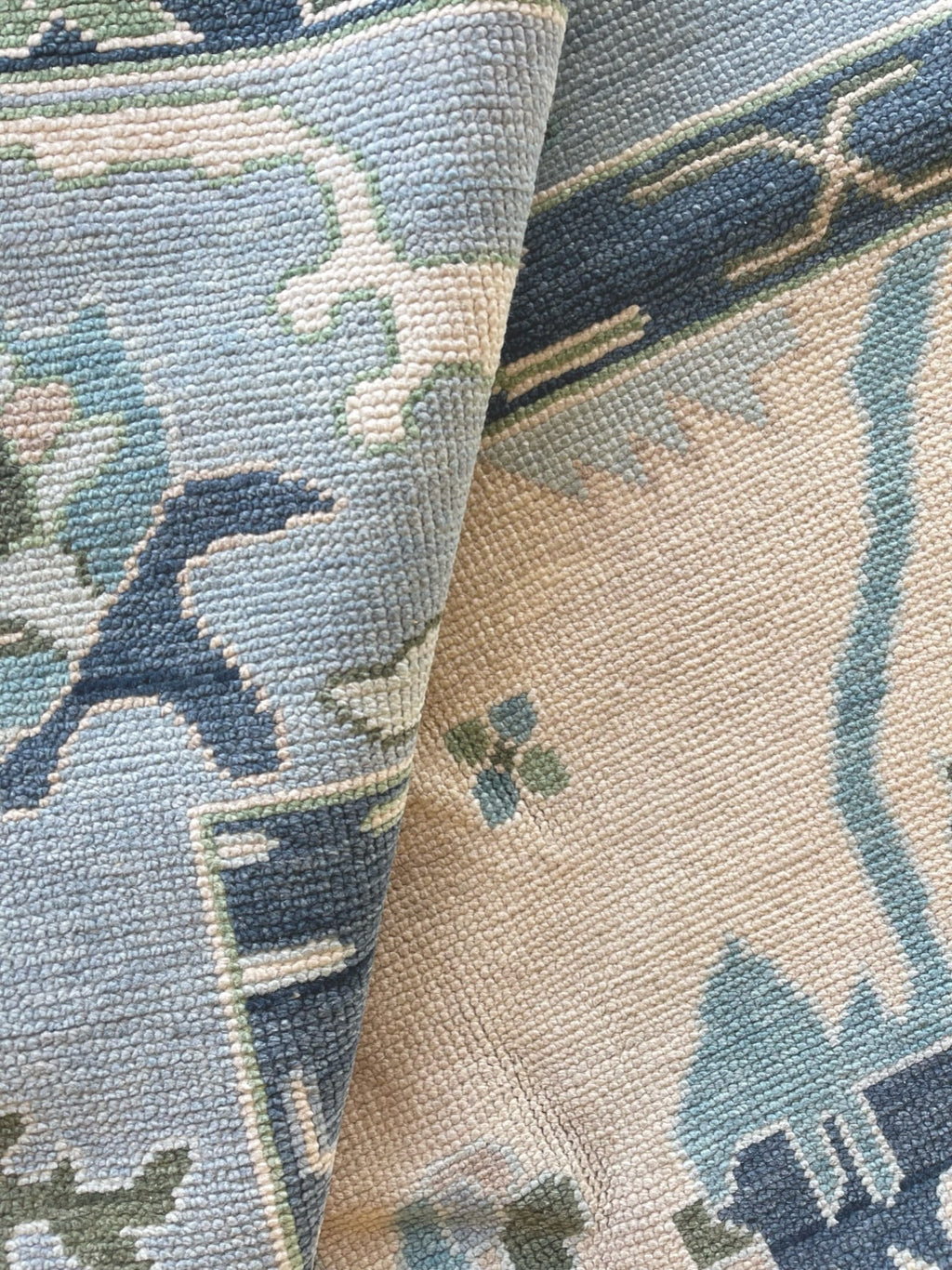 Brunswick modern Oushak rug by Milagro Collective