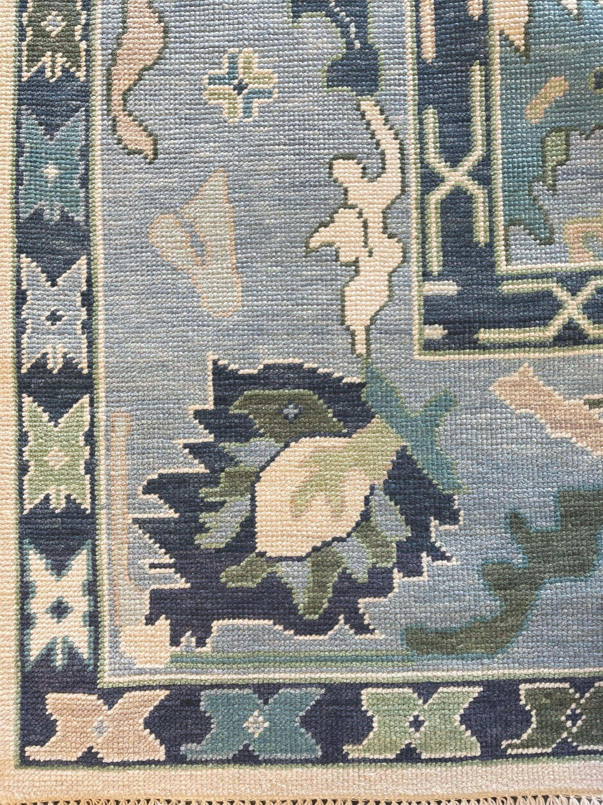 Brunswick modern Oushak rug by Milagro Collective