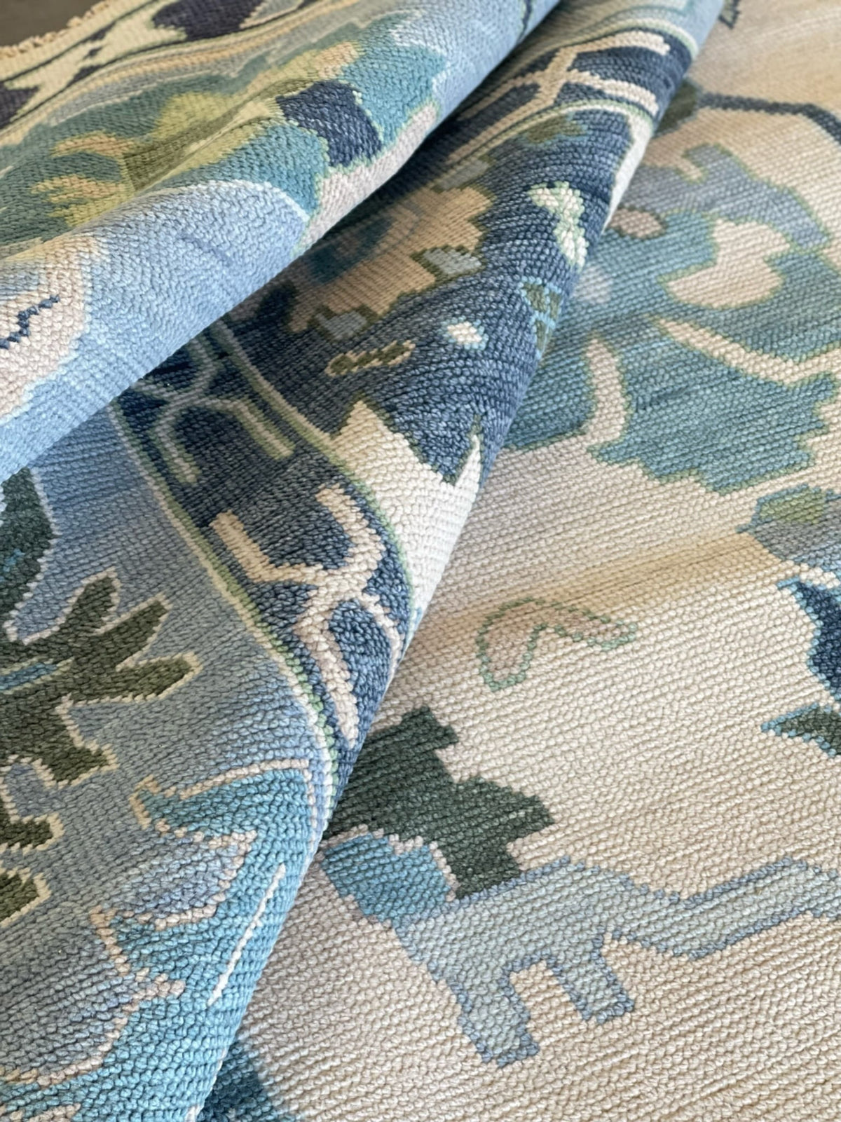 Brunswick modern Oushak rug by Milagro Collective