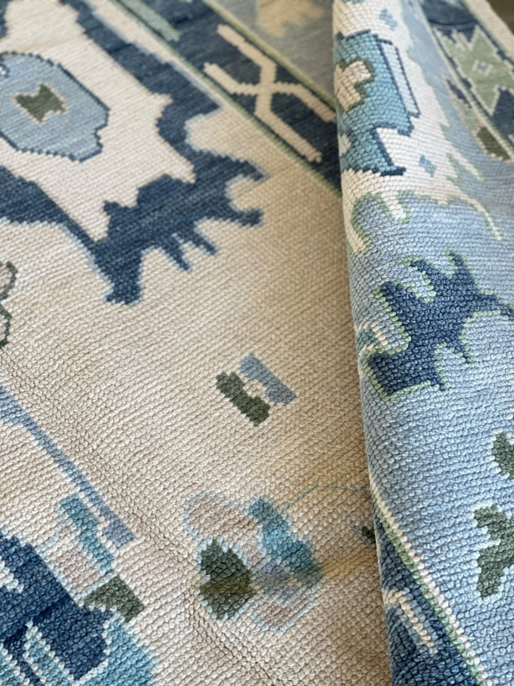 Brunswick modern Oushak rug by Milagro Collective