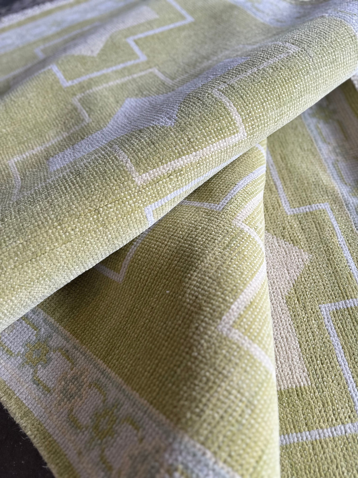 Charlene modern Oushak rug by Milagro Collective
