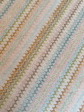 Colorful striped rug