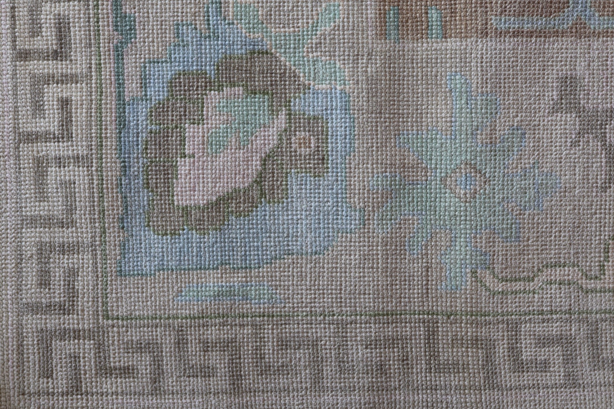 Harrison modern Oushak rug by Milagro Collective