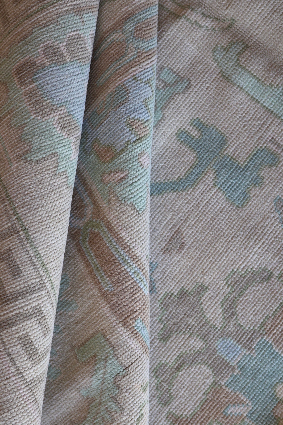Harrison modern Oushak rug by Milagro Collective