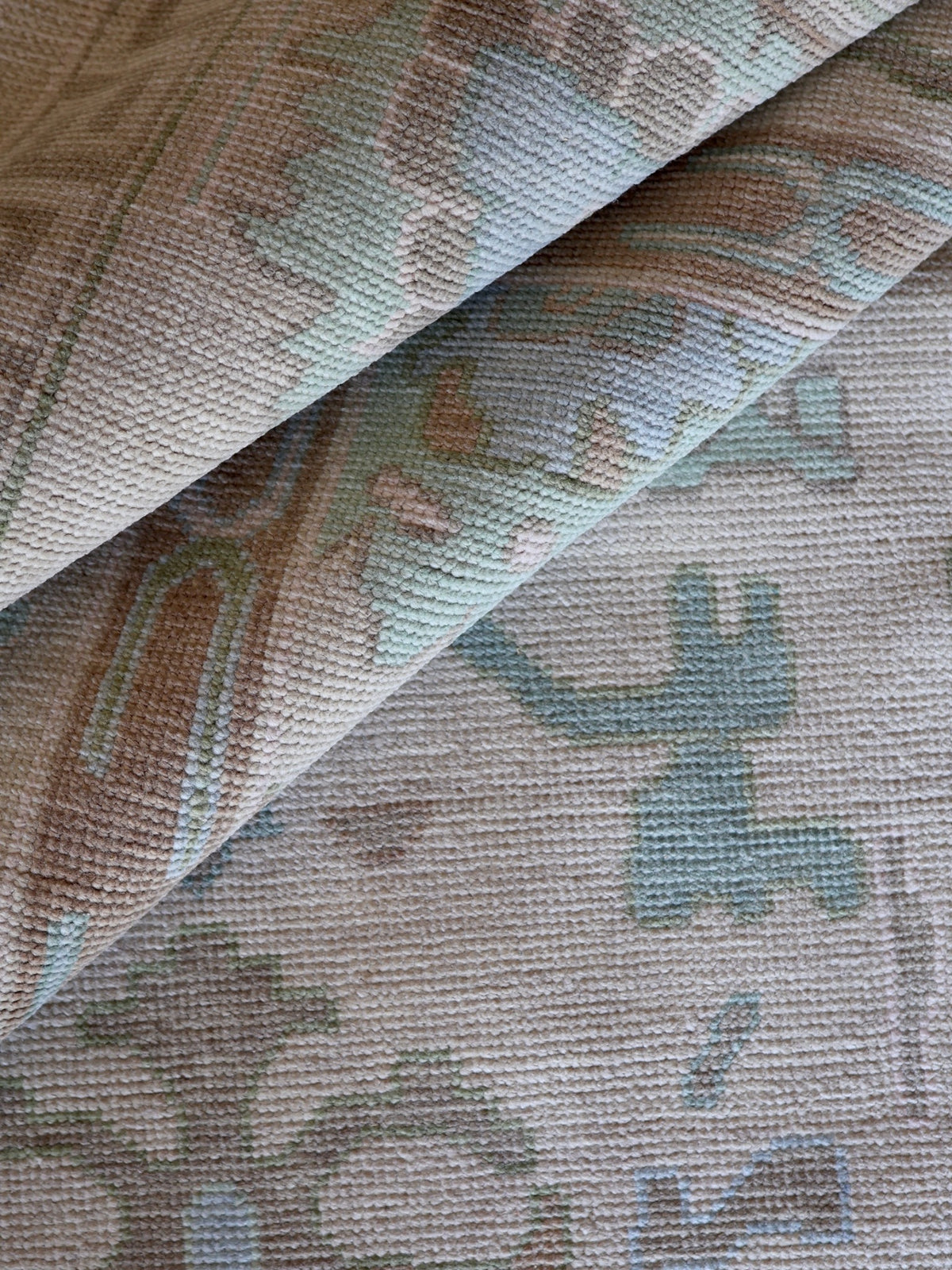 Harrison modern Oushak rug by Milagro Collective