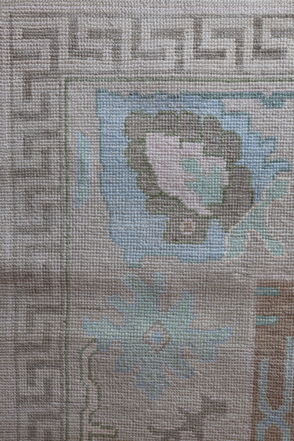 Harrison modern Oushak rug by Milagro Collective