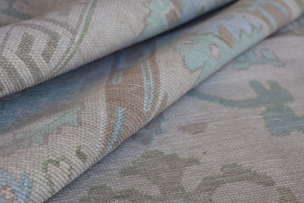 Harrison modern Oushak rug by Milagro Collective