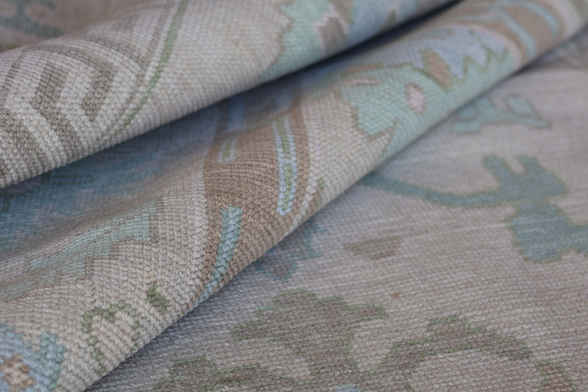Harrison modern Oushak rug by Milagro Collective