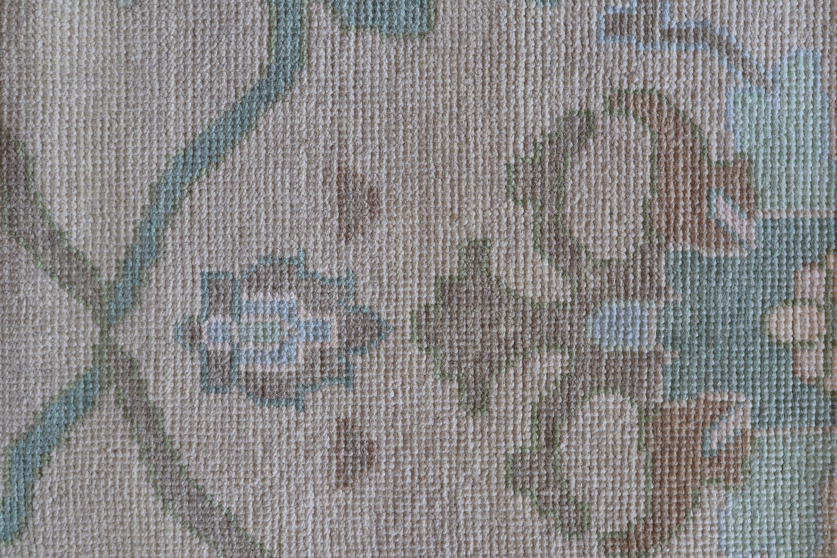 Harrison modern Oushak rug by Milagro Collective
