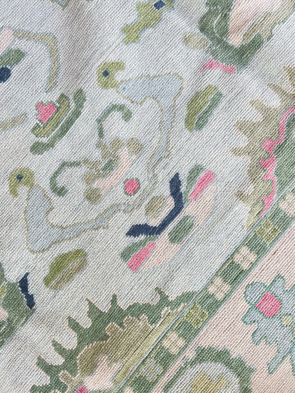 Hensley modern Oushak rug by Milagro Collective