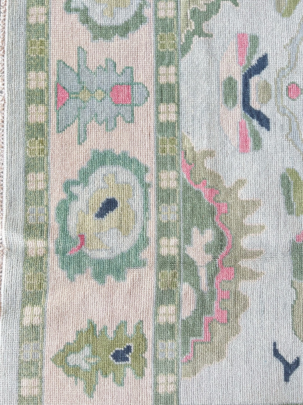 Hensley modern Oushak rug by Milagro Collective