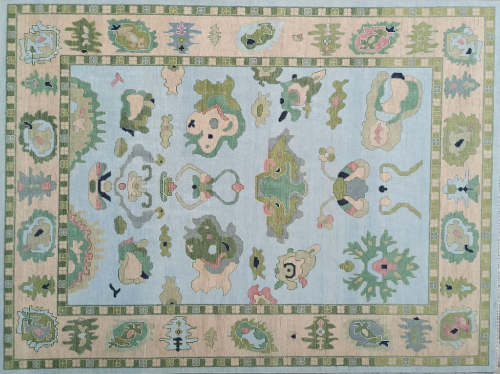 Hensley modern Oushak rug by Milagro Collective