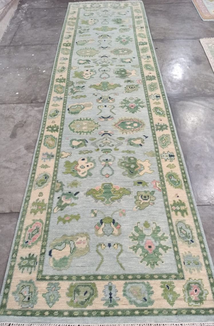Hensley modern Oushak rug by Milagro Collective