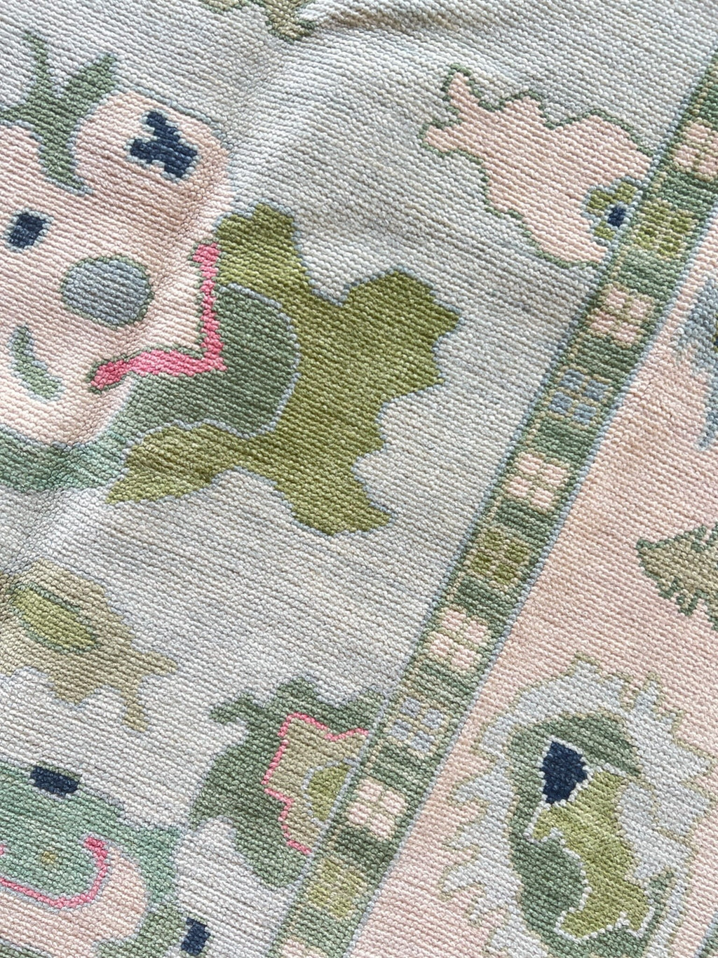Hensley modern Oushak rug by Milagro Collective