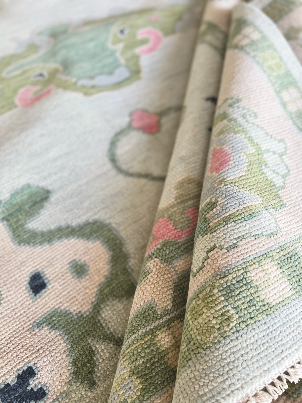 Hensley modern Oushak rug by Milagro Collective
