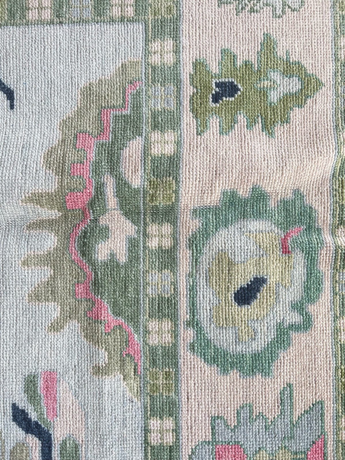 Hensley modern Oushak rug by Milagro Collective