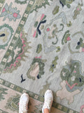 Hensley modern Oushak rug by Milagro Collective