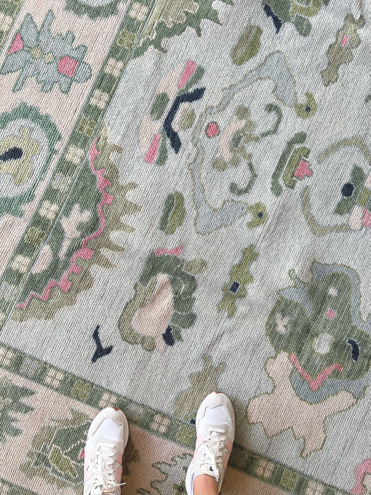 Hensley modern Oushak rug by Milagro Collective