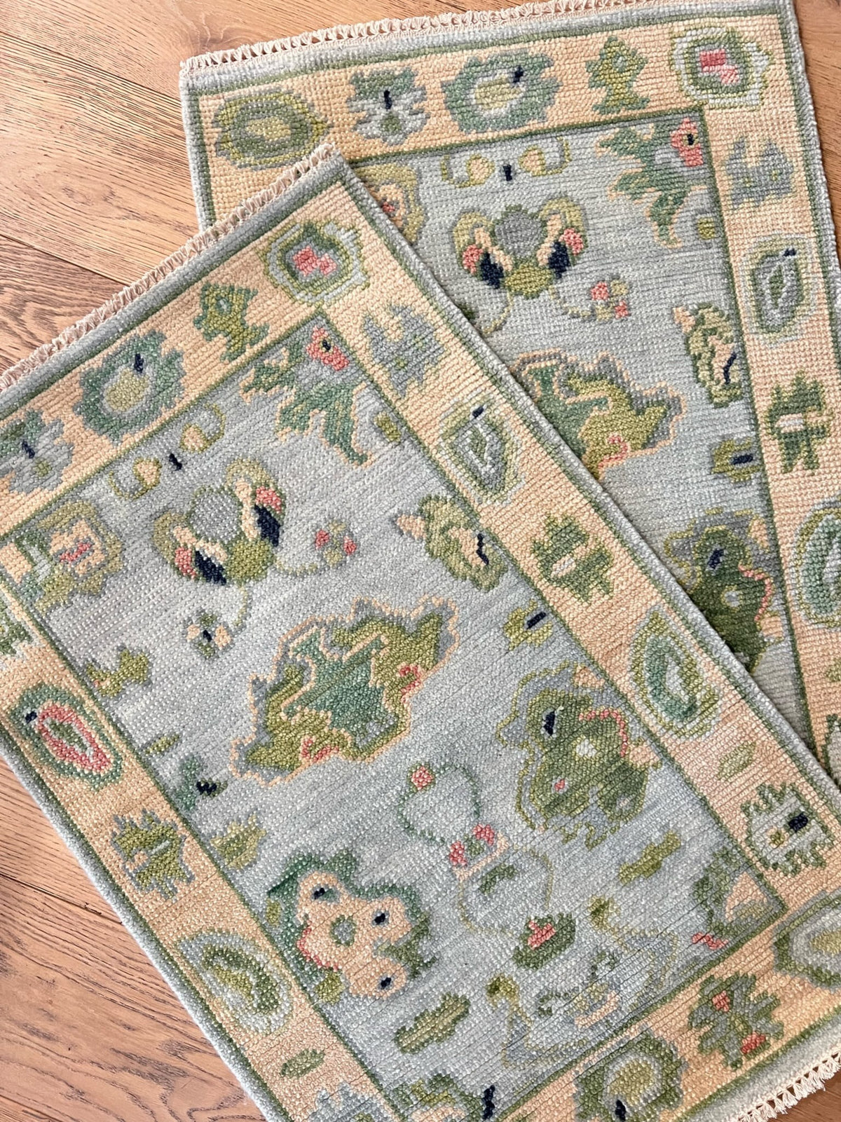 Hensley modern Oushak rug by Milagro Collective