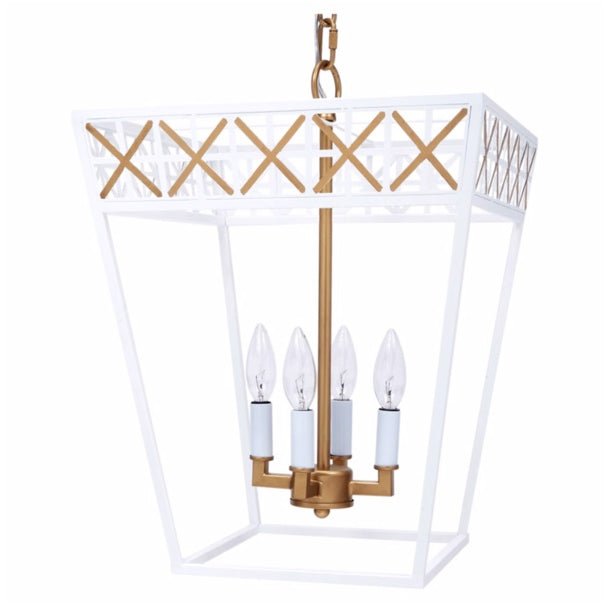 ELOISE LANTERN - WHITE