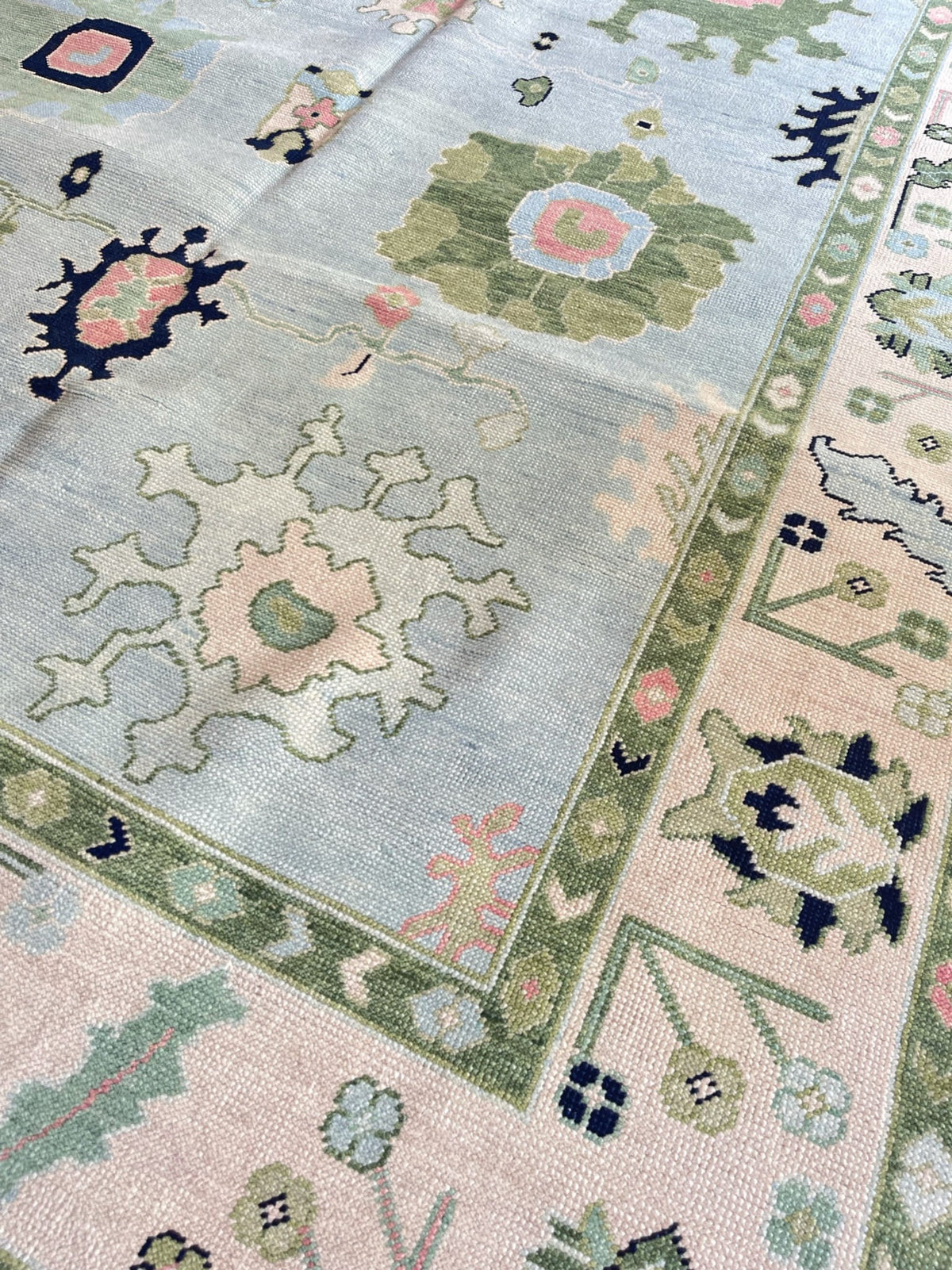 Kendall modern Oushak rug by Milagro Collective