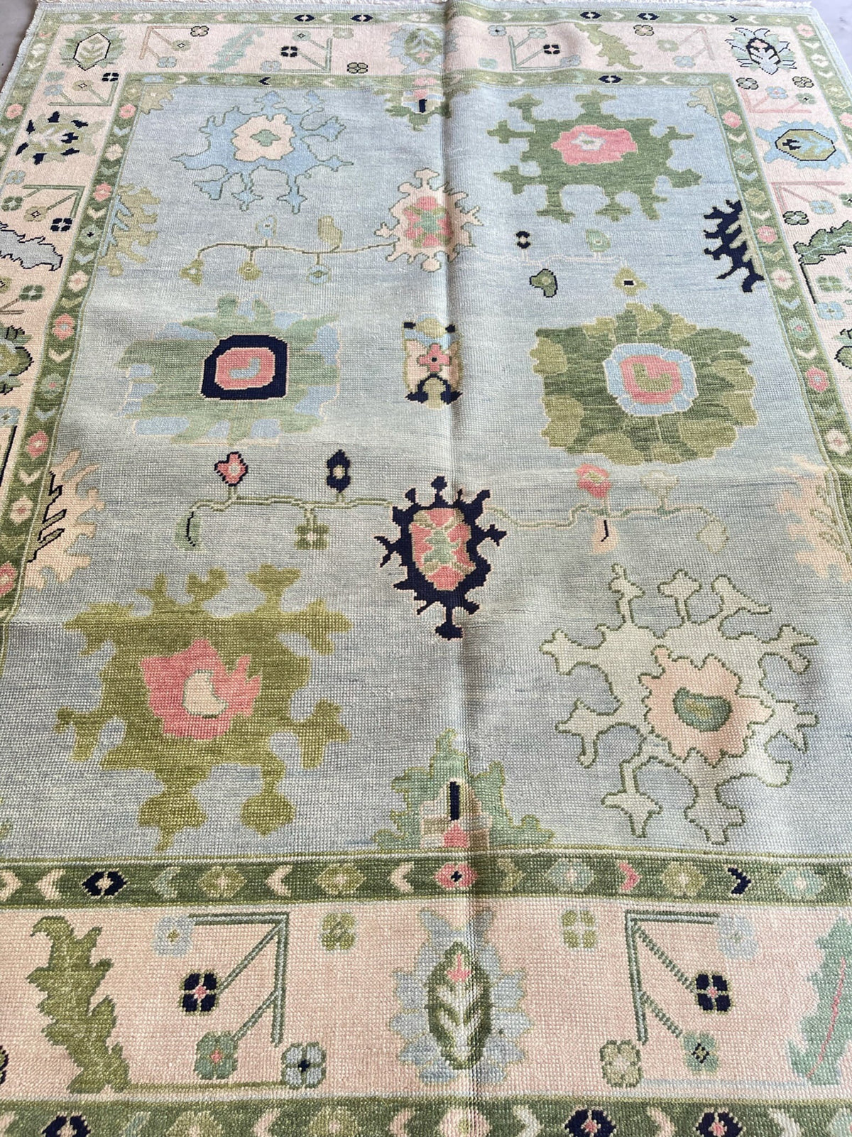 Kendall modern Oushak rug by Milagro Collective