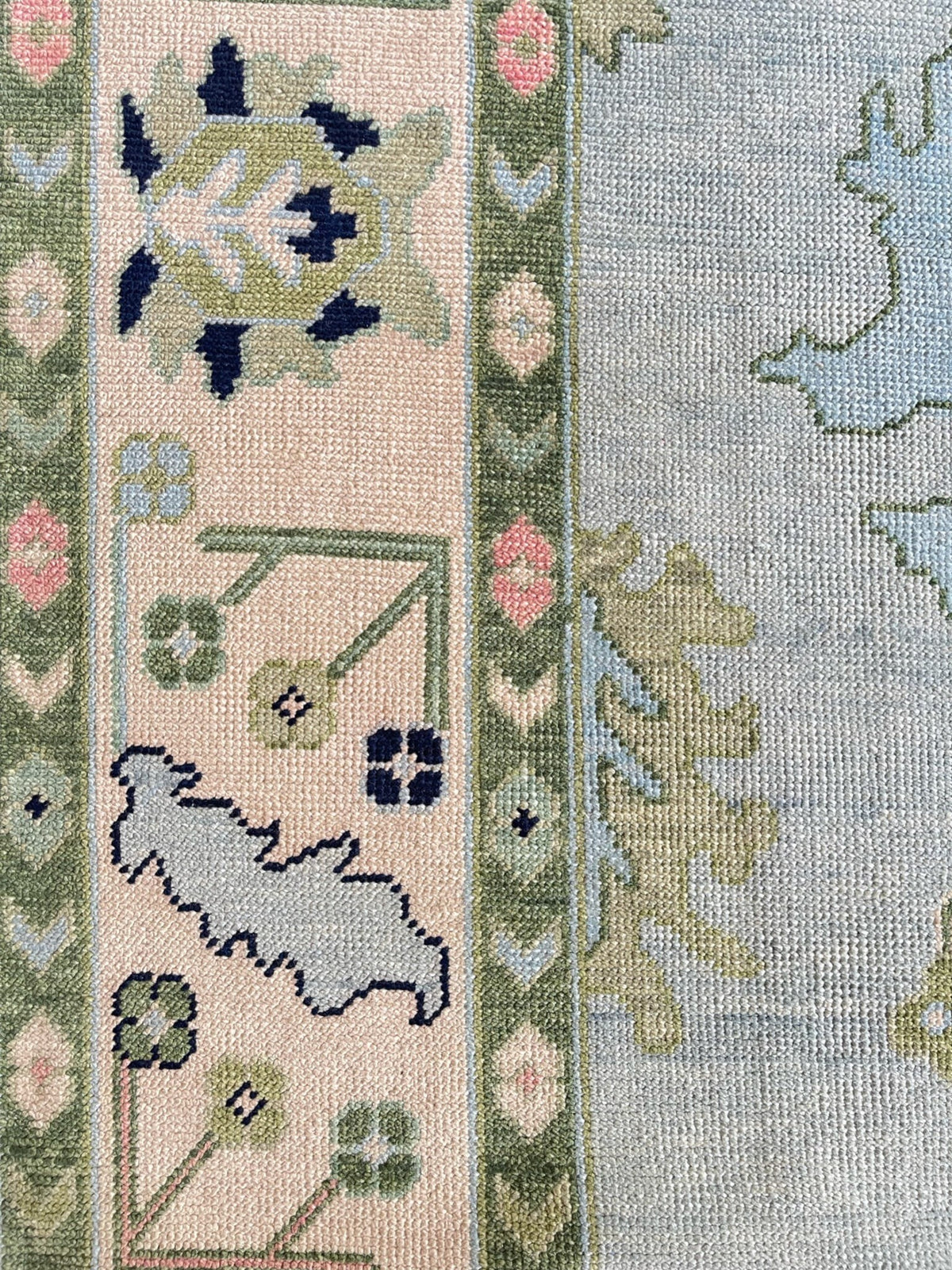 Kendall modern Oushak rug by Milagro Collective