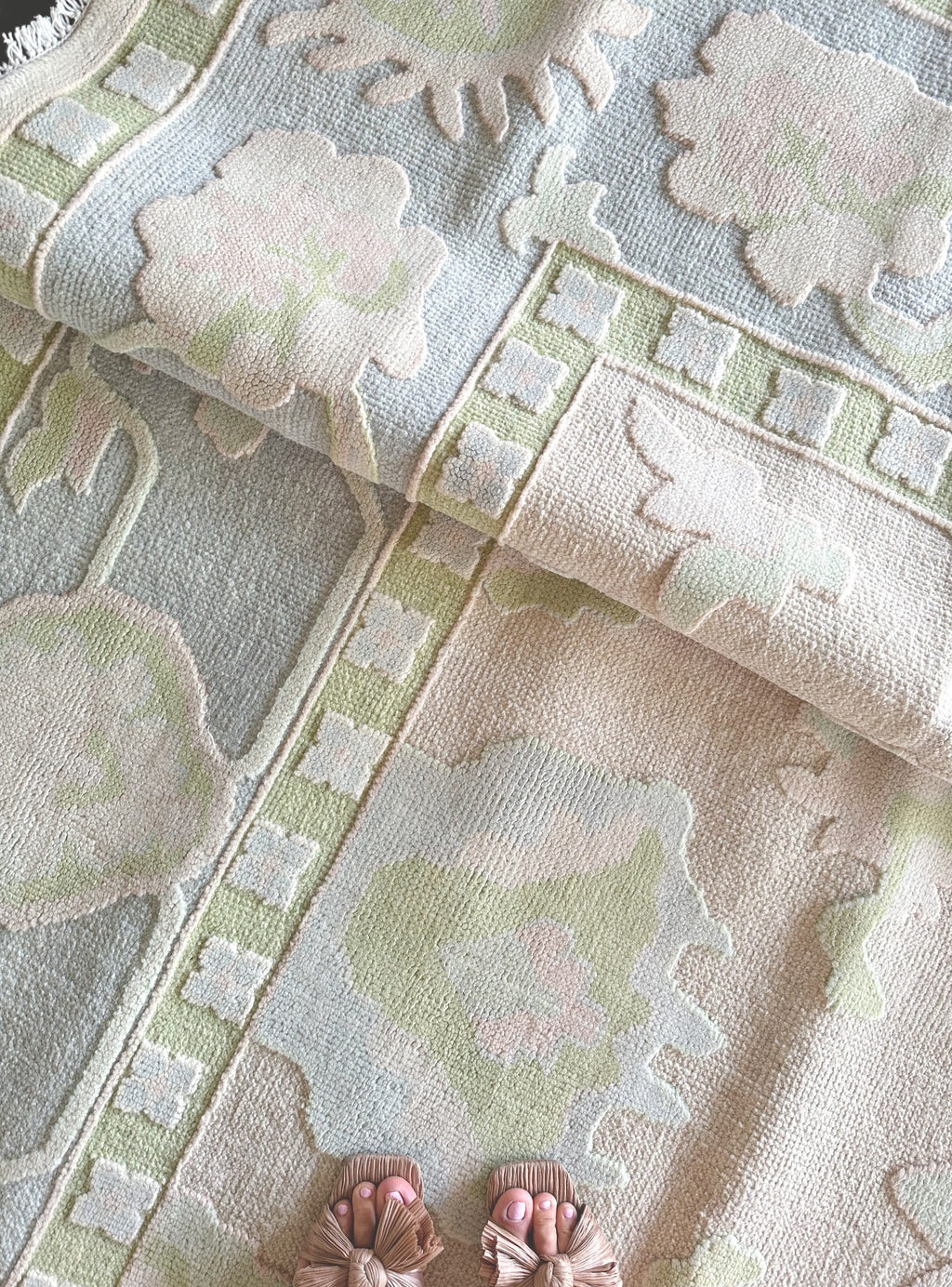 Lane modern Oushak rug by Milagro Collective
