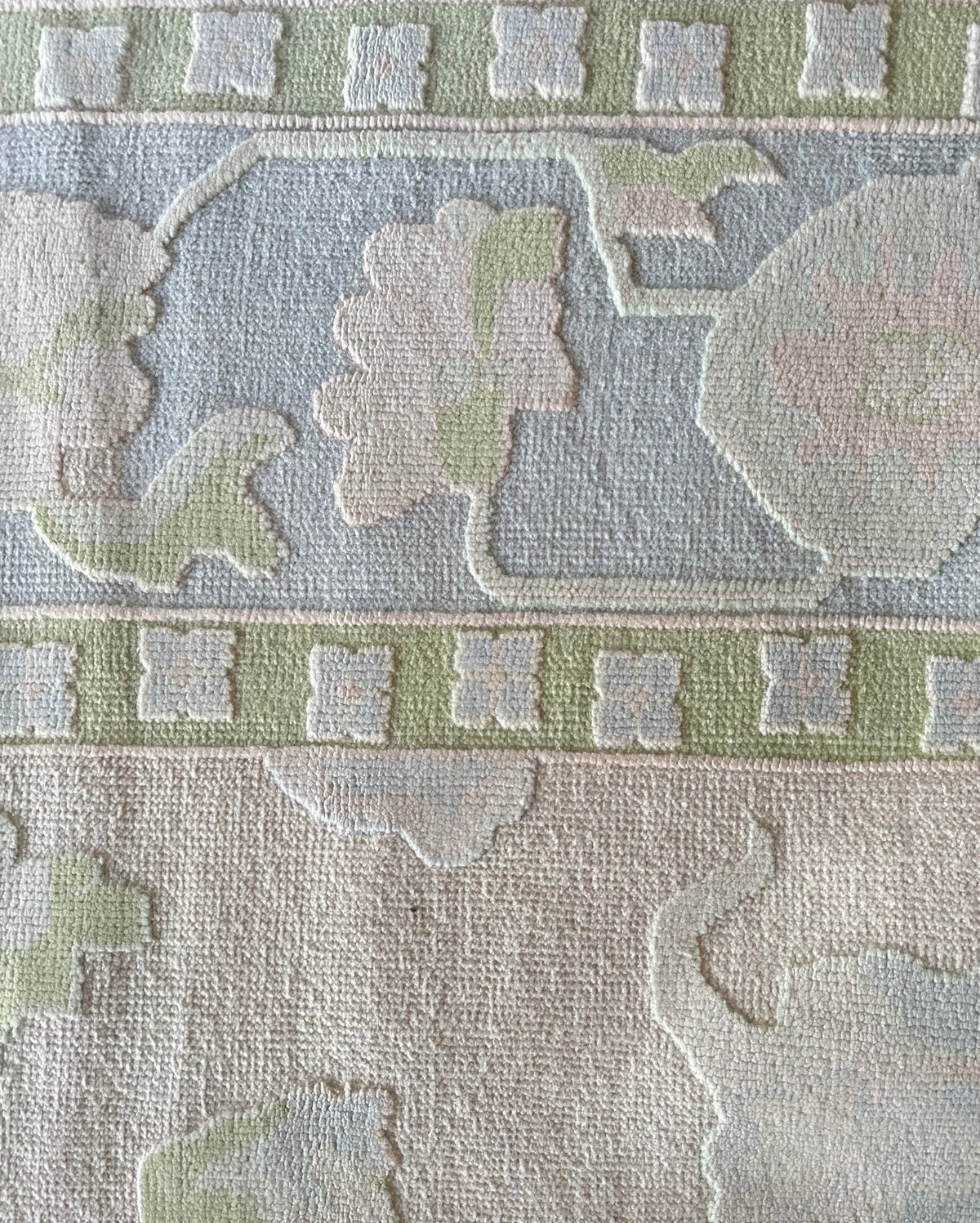 Lane modern Oushak rug by Milagro Collective