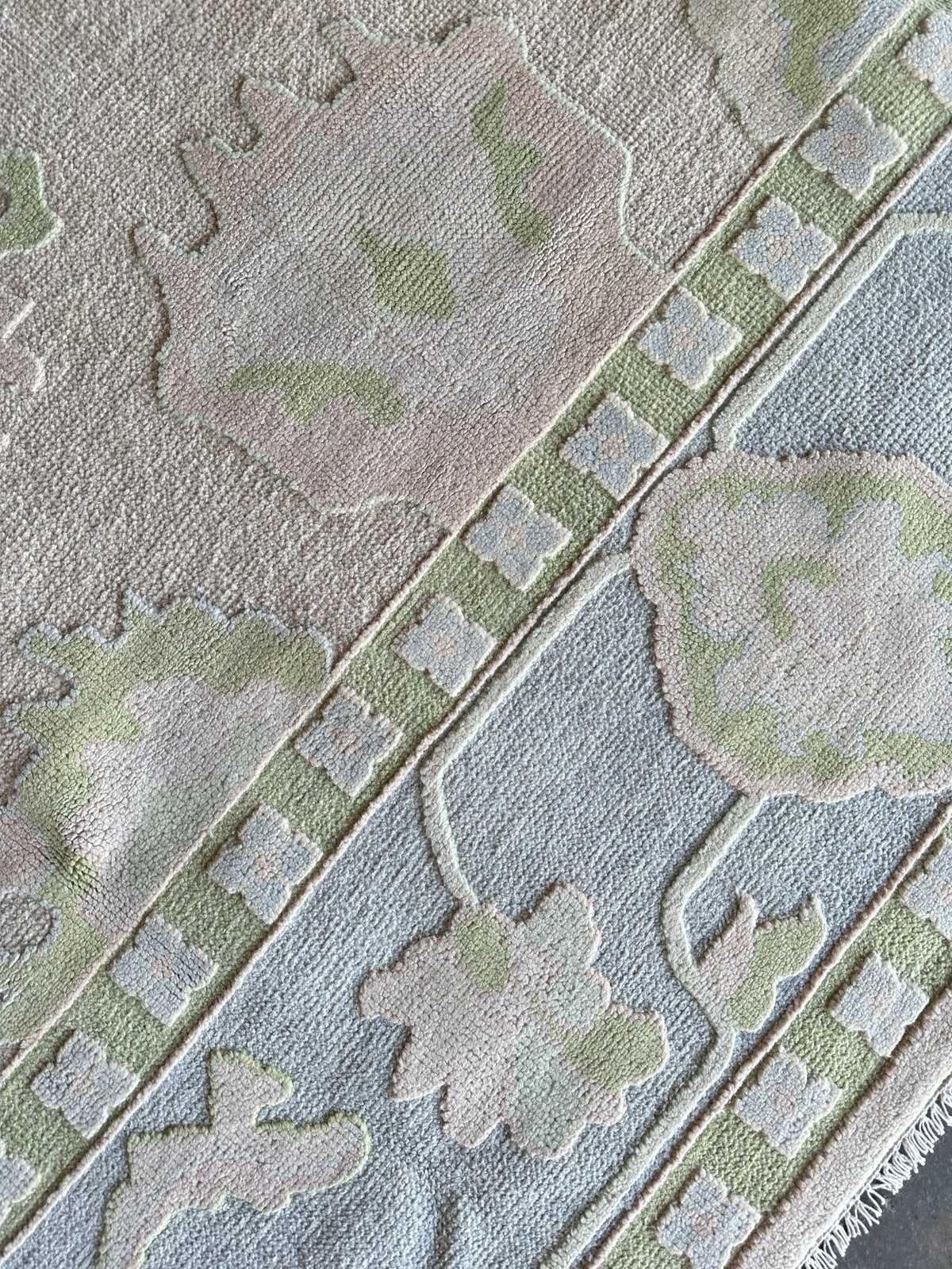 Lane modern Oushak rug by Milagro Collective