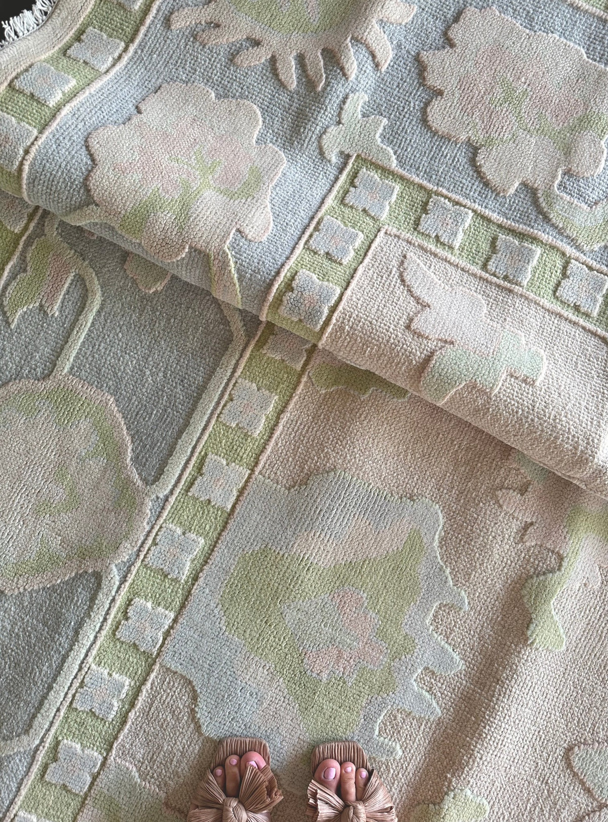 Lane modern Oushak rug by Milagro Collective