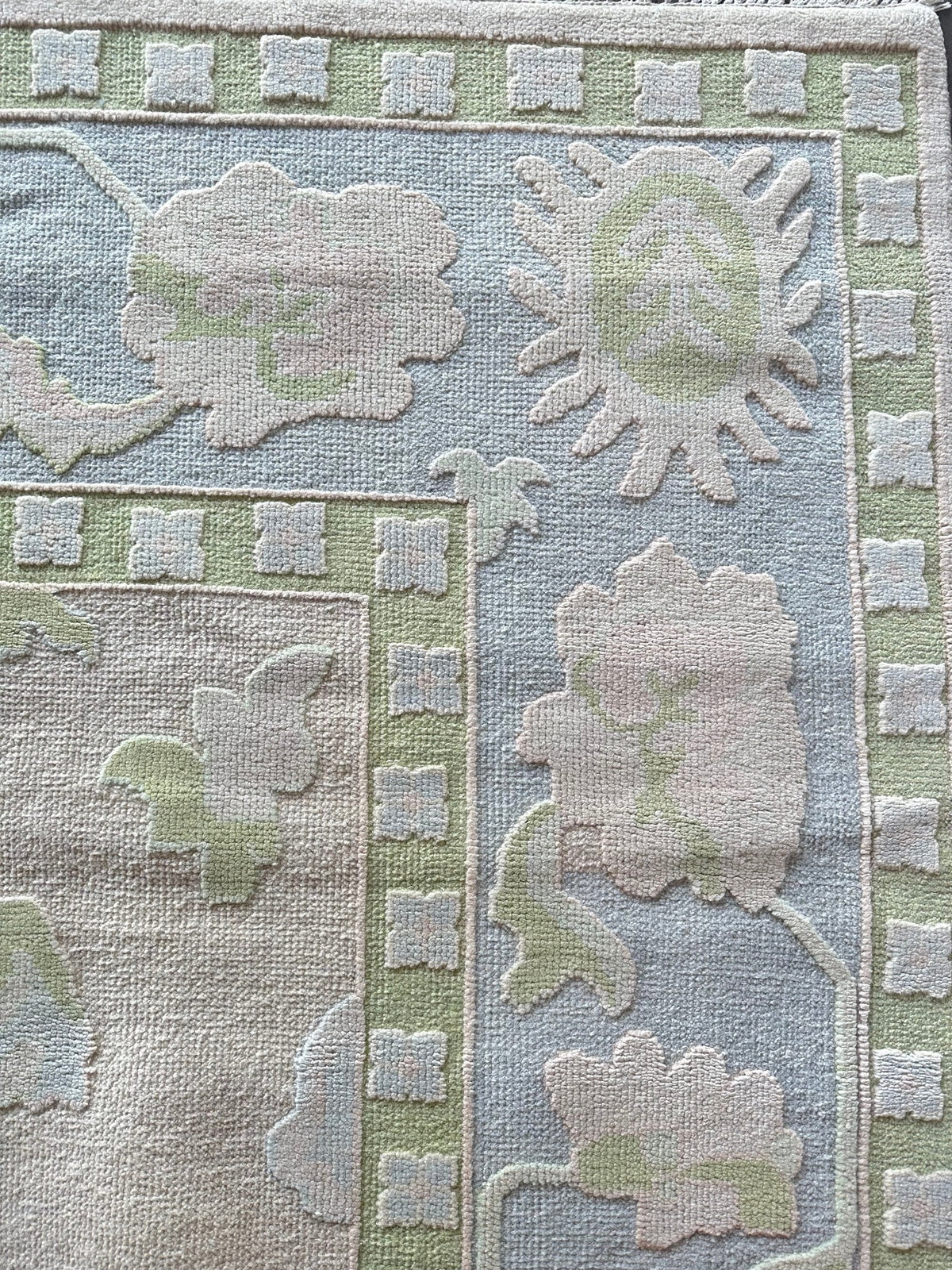 Lane modern Oushak rug by Milagro Collective