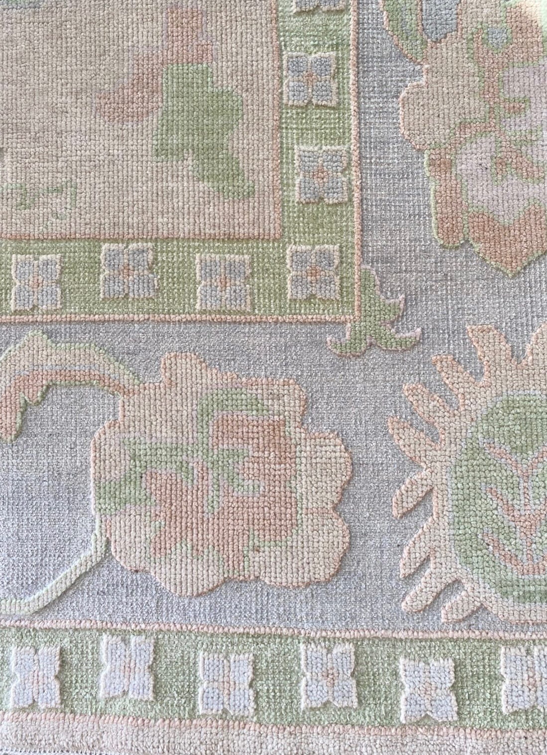Lane modern Oushak rug by Milagro Collective