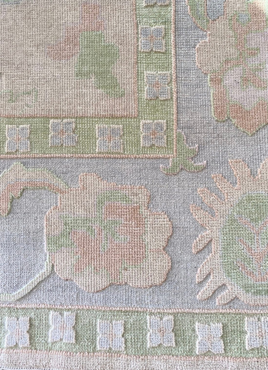 Lane modern Oushak rug by Milagro Collective