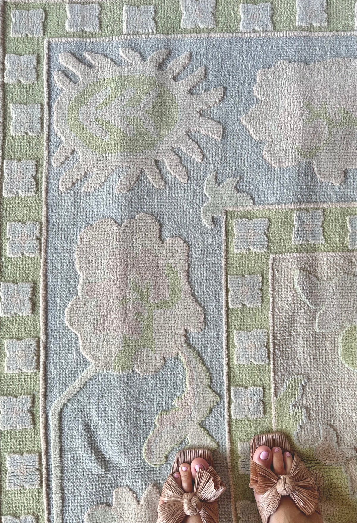 Lane modern Oushak rug by Milagro Collective