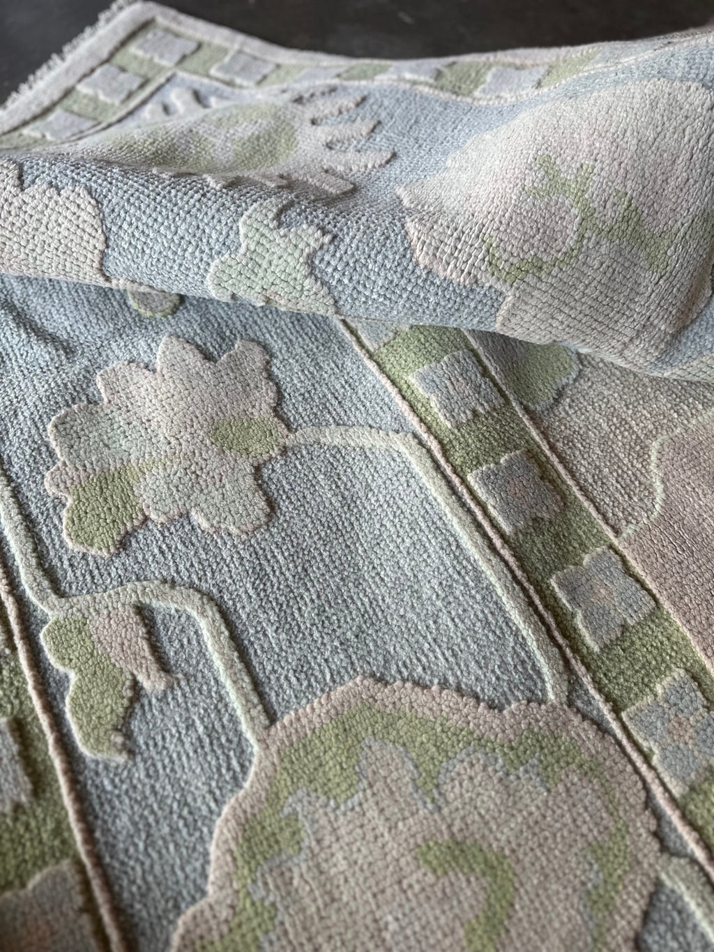 Lane modern Oushak rug by Milagro Collective