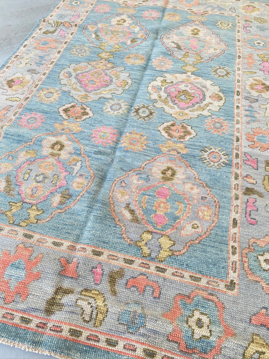 Lawson modern Oushak rug by Milagro Collective