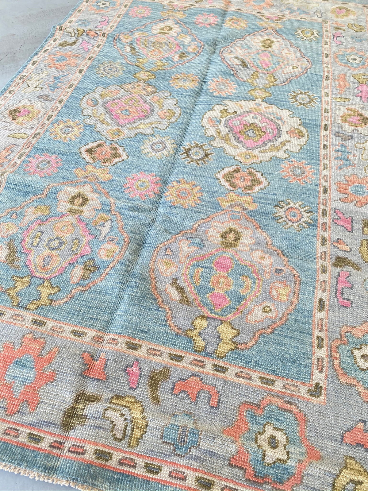 Lawson modern Oushak rug by Milagro Collective