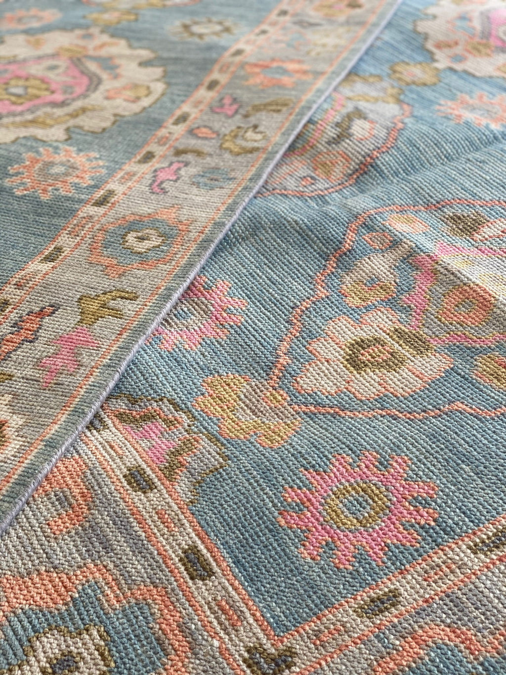Lawson modern Oushak rug by Milagro Collective
