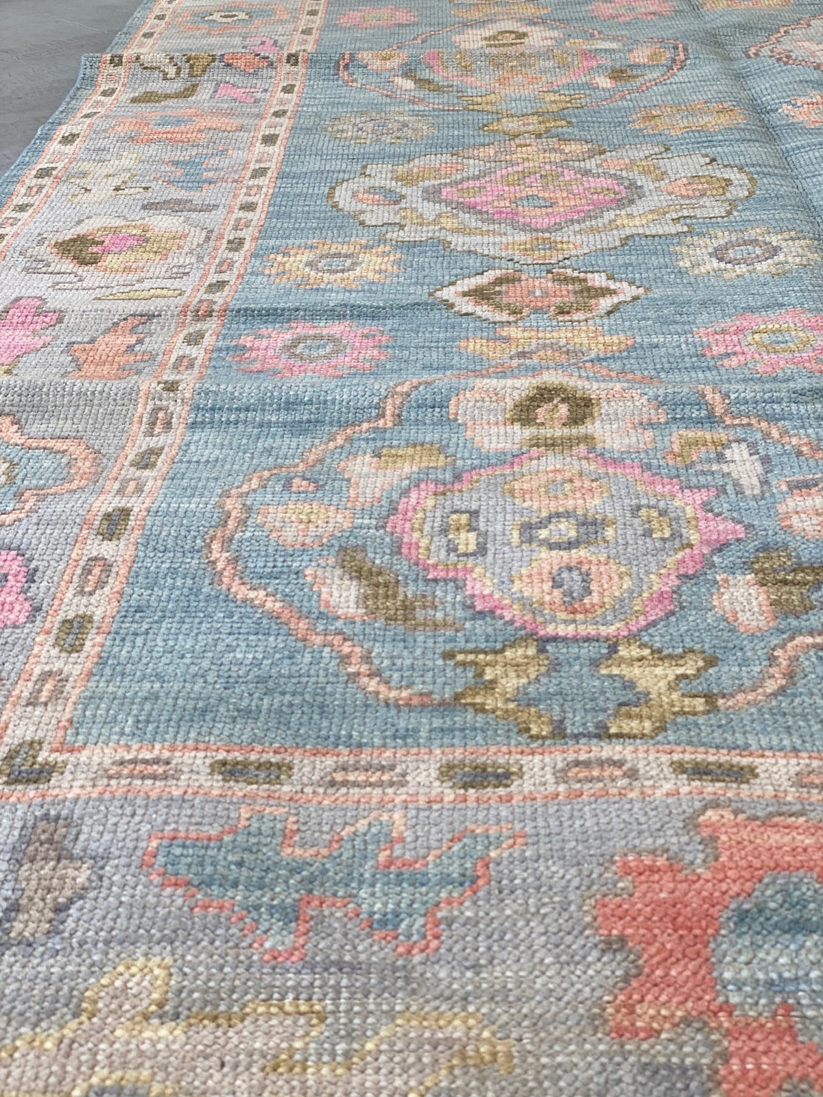 Lawson modern Oushak rug by Milagro Collective