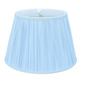 HAND SHIRRED SHADE - POWDER BLUE